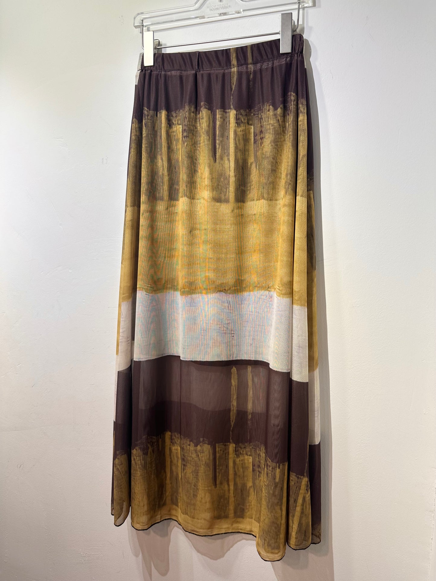 SUNSET SYMPHONY MESH SKIRT