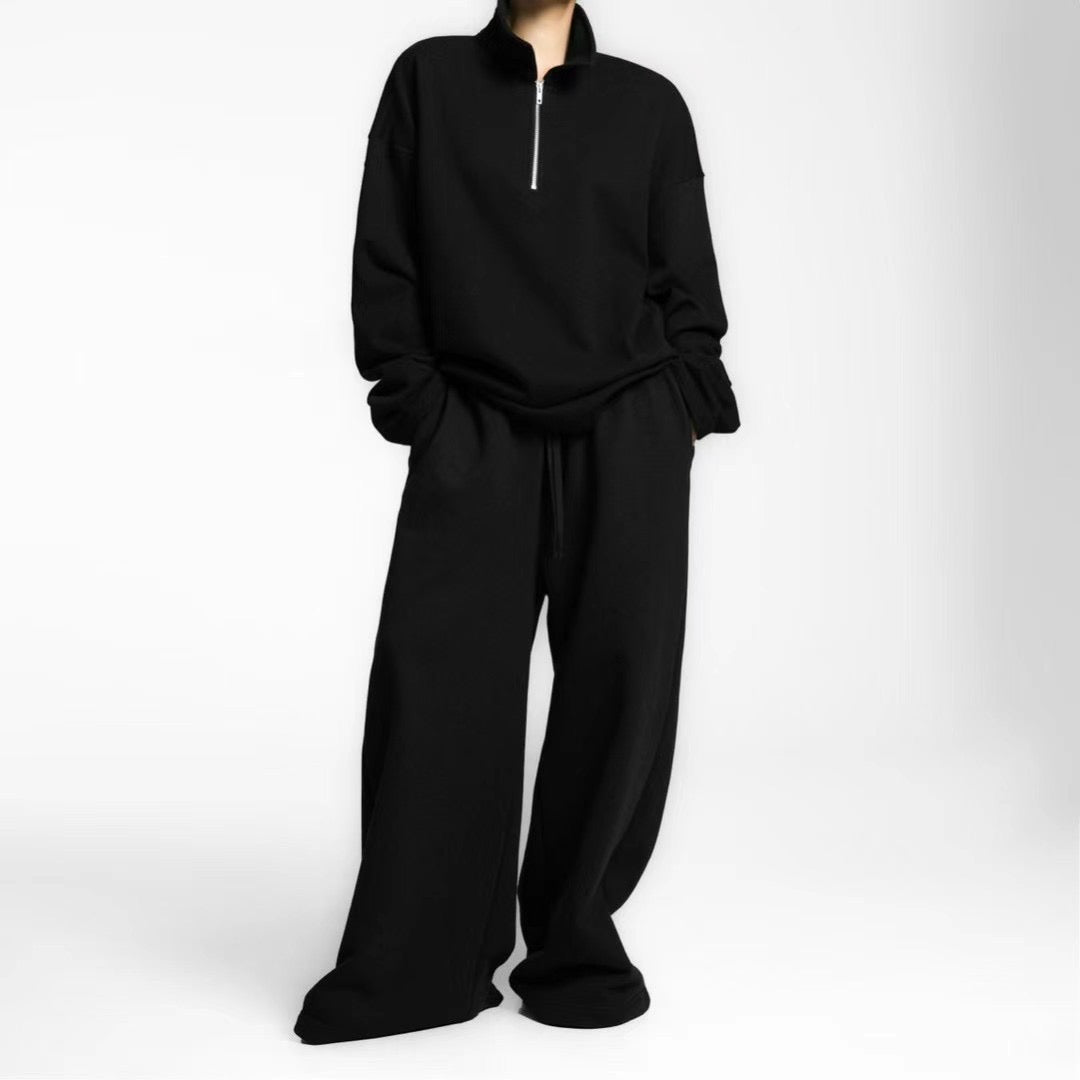 ZIP UP COTTON TOP