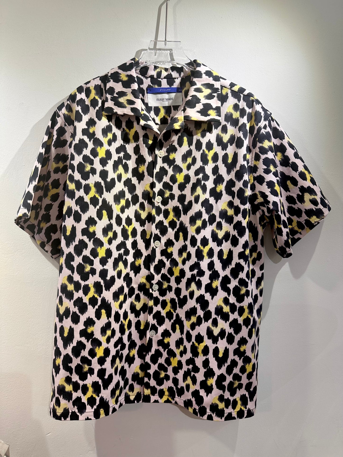 • FUSSY MADE • LIGHT PINK LEOPARD SHIRT