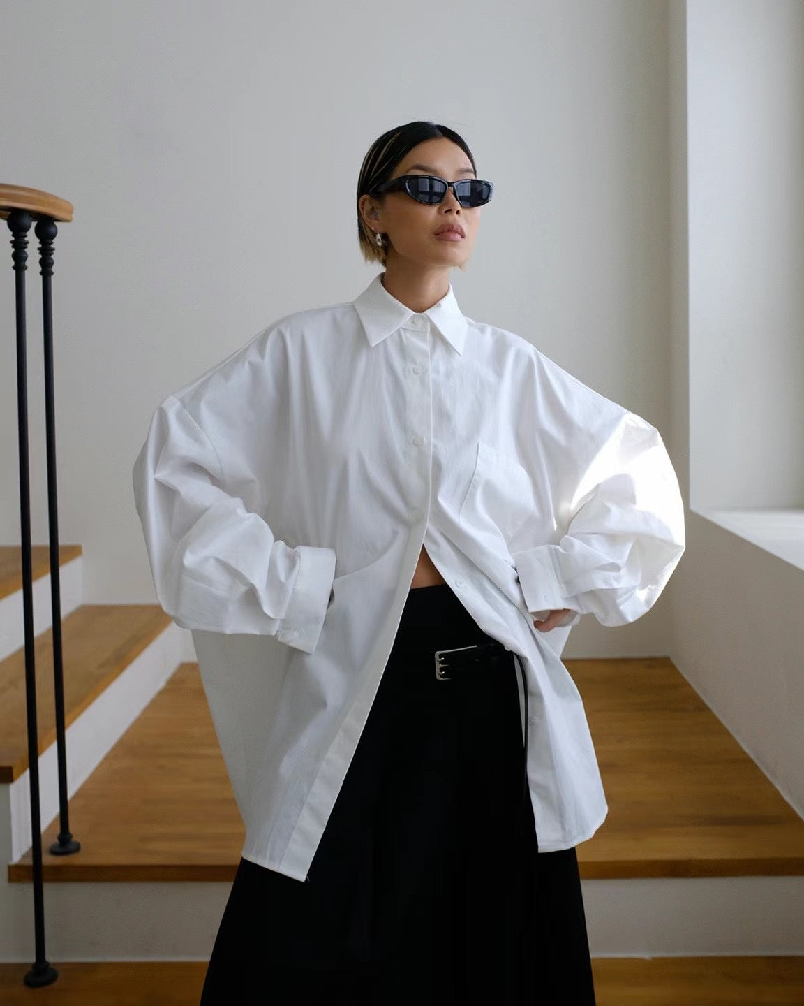 OVERSIZED FINE CUT SHIRT