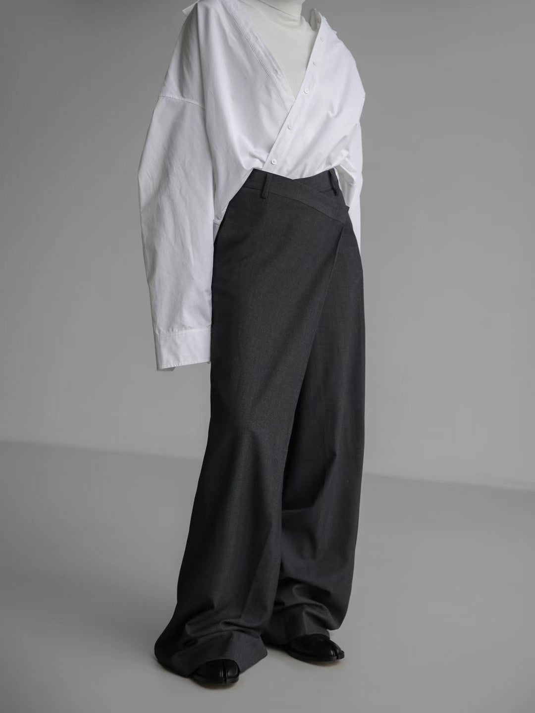 CROSS WRAP TROUSERS