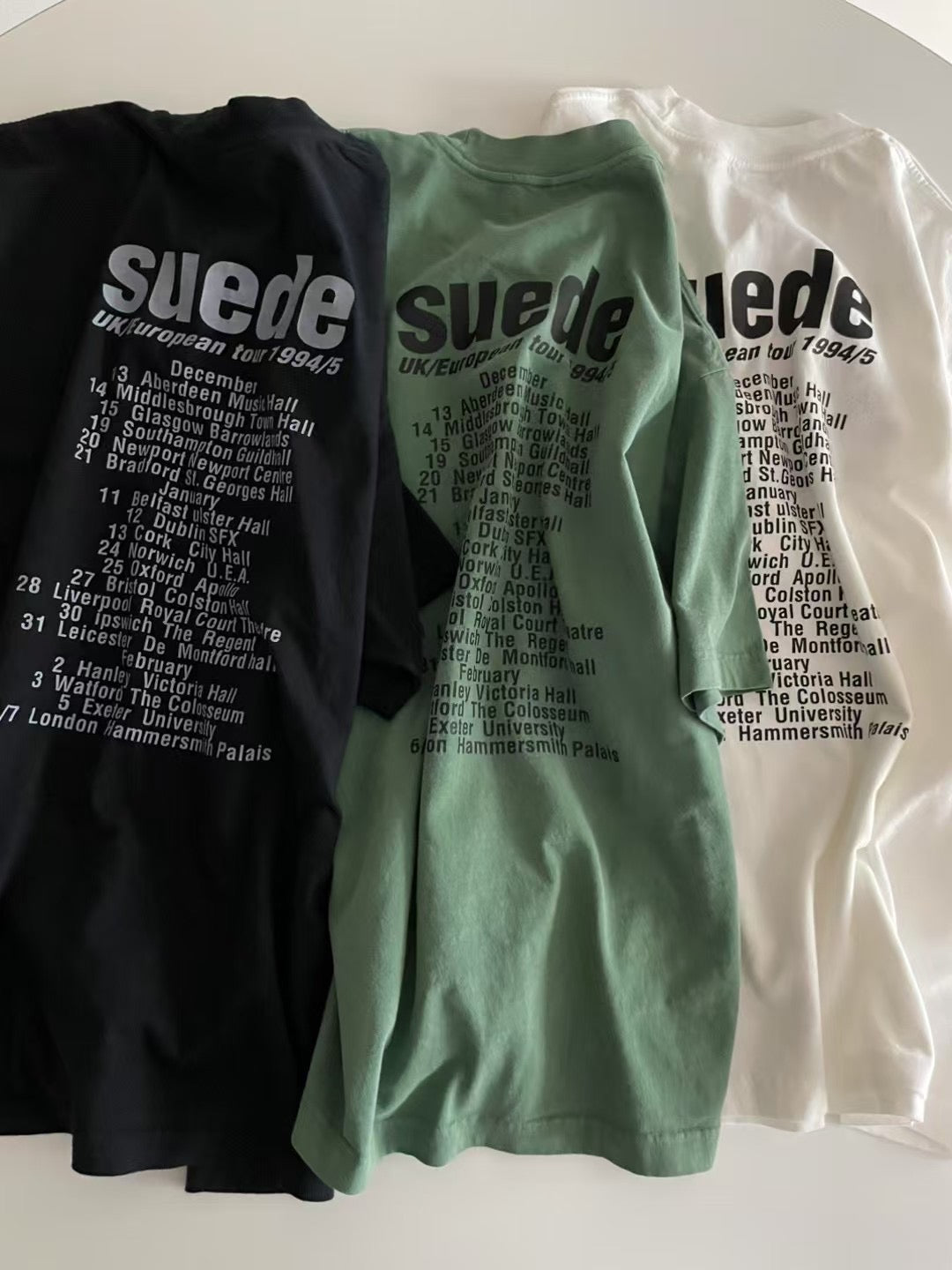 SUEDE TEE - 3 COLOURS