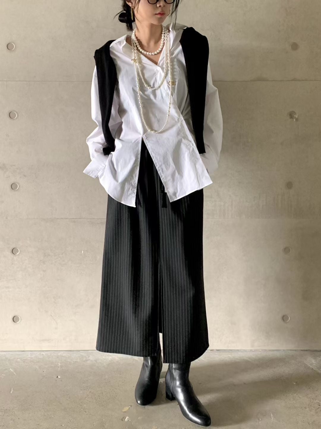 SOPHISTICATED PINSTRIPES SKIRT