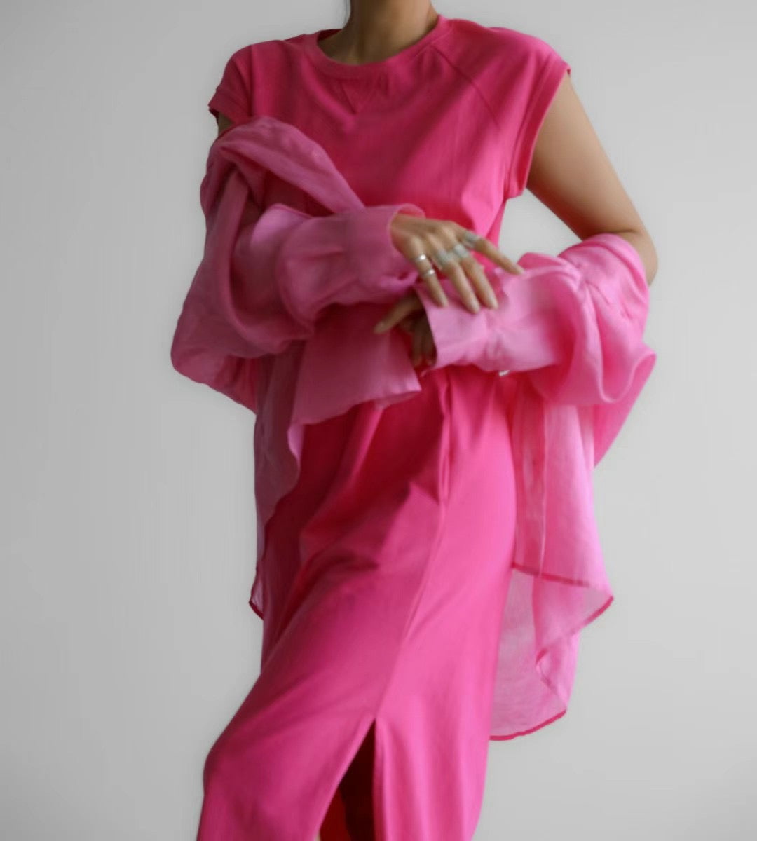 DRAPED LINEN SHIRT