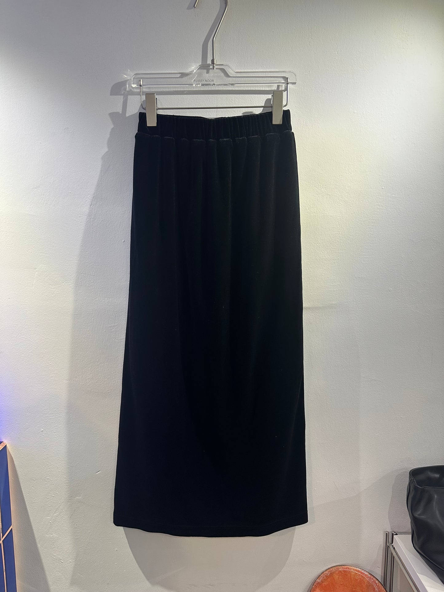• FUSSY MADE • VELVET PENCIL SKIRT