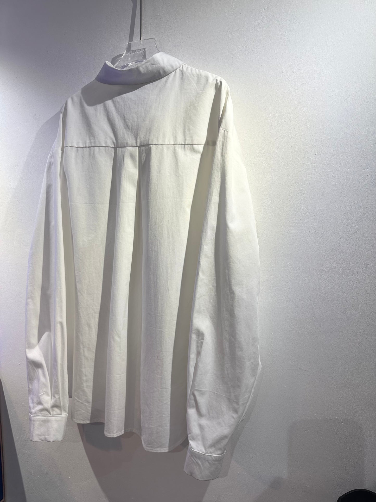 • FUSSY MADE • ONE POCKET PLAIN SHIRT