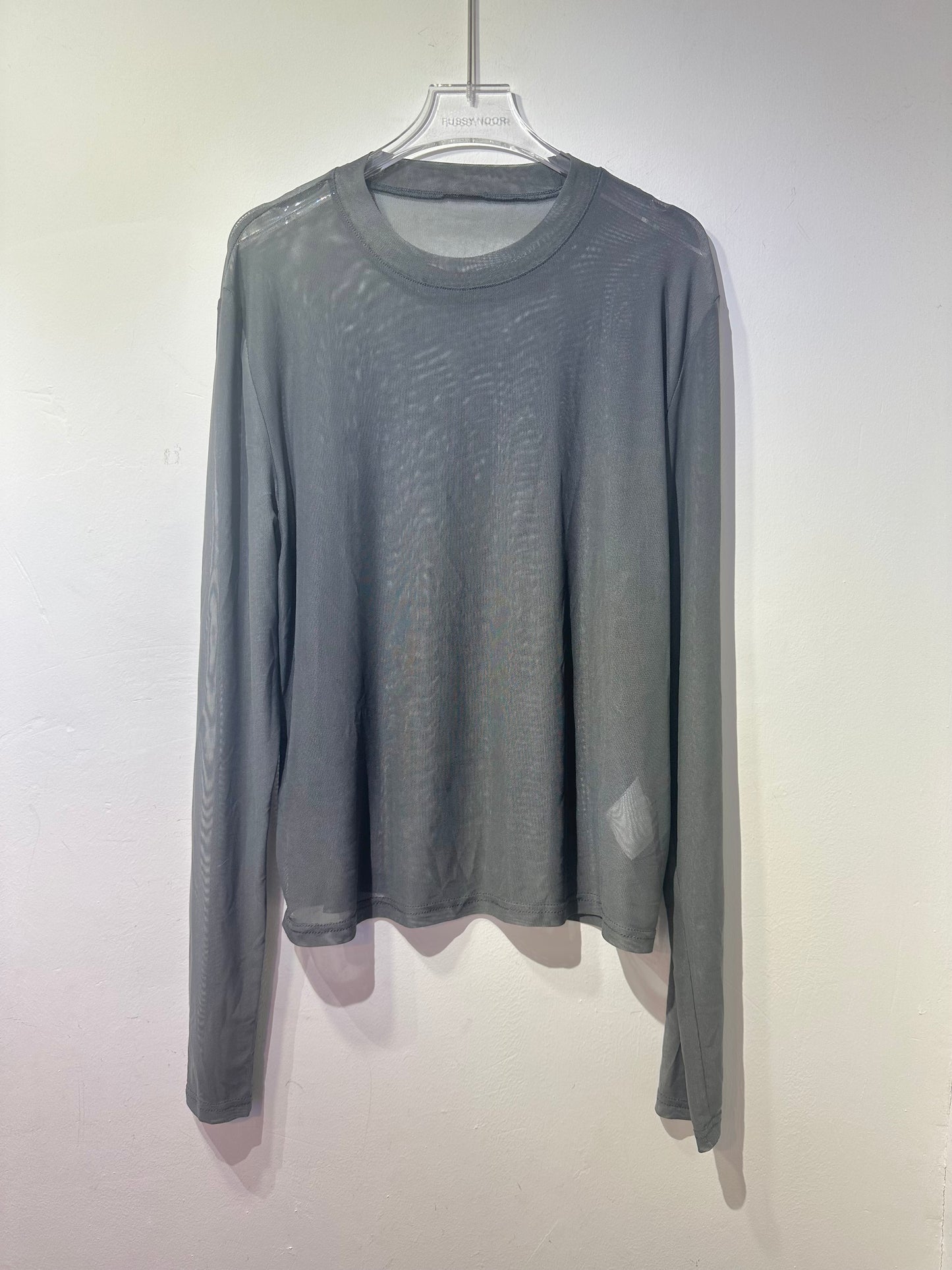 • FUSSY MADE • SHEER MESH TOP