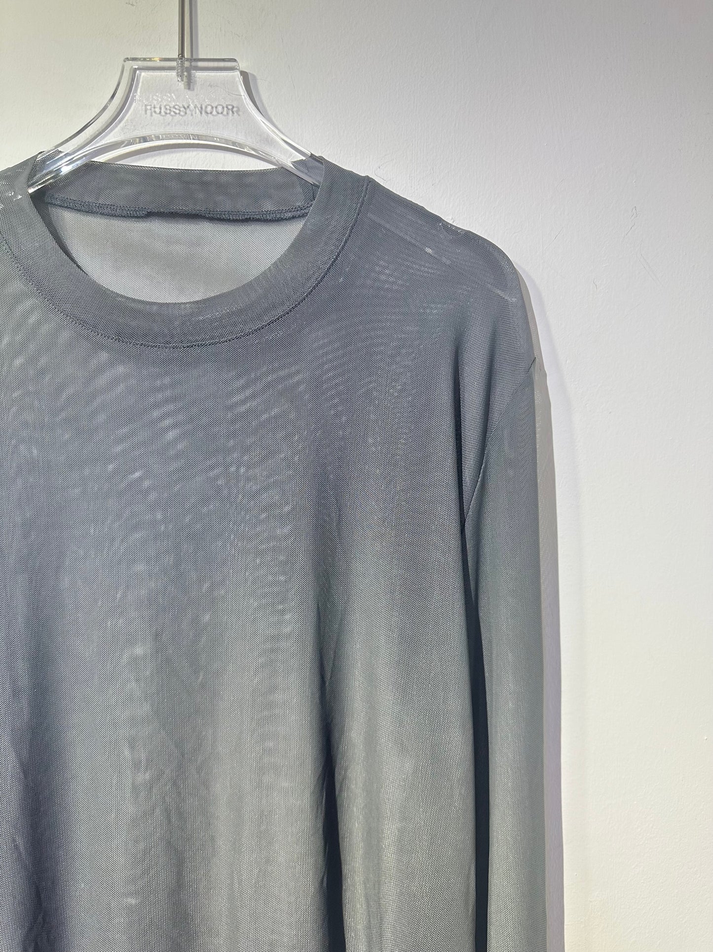 • FUSSY MADE • SHEER MESH TOP