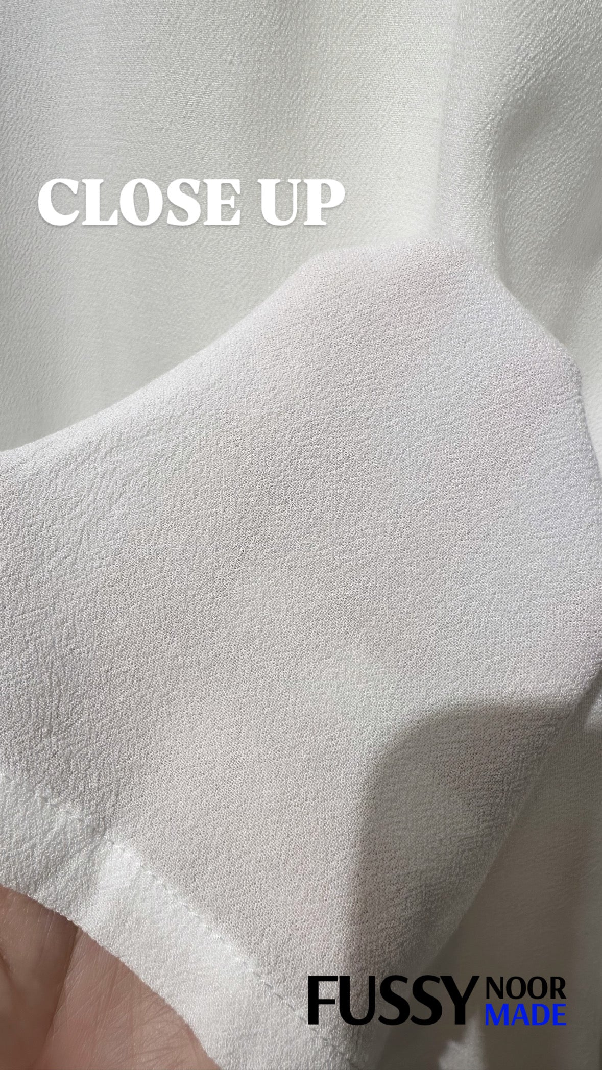 • FUSSY MADE • MILKY COTTON-LINEN BLEND SHIRT