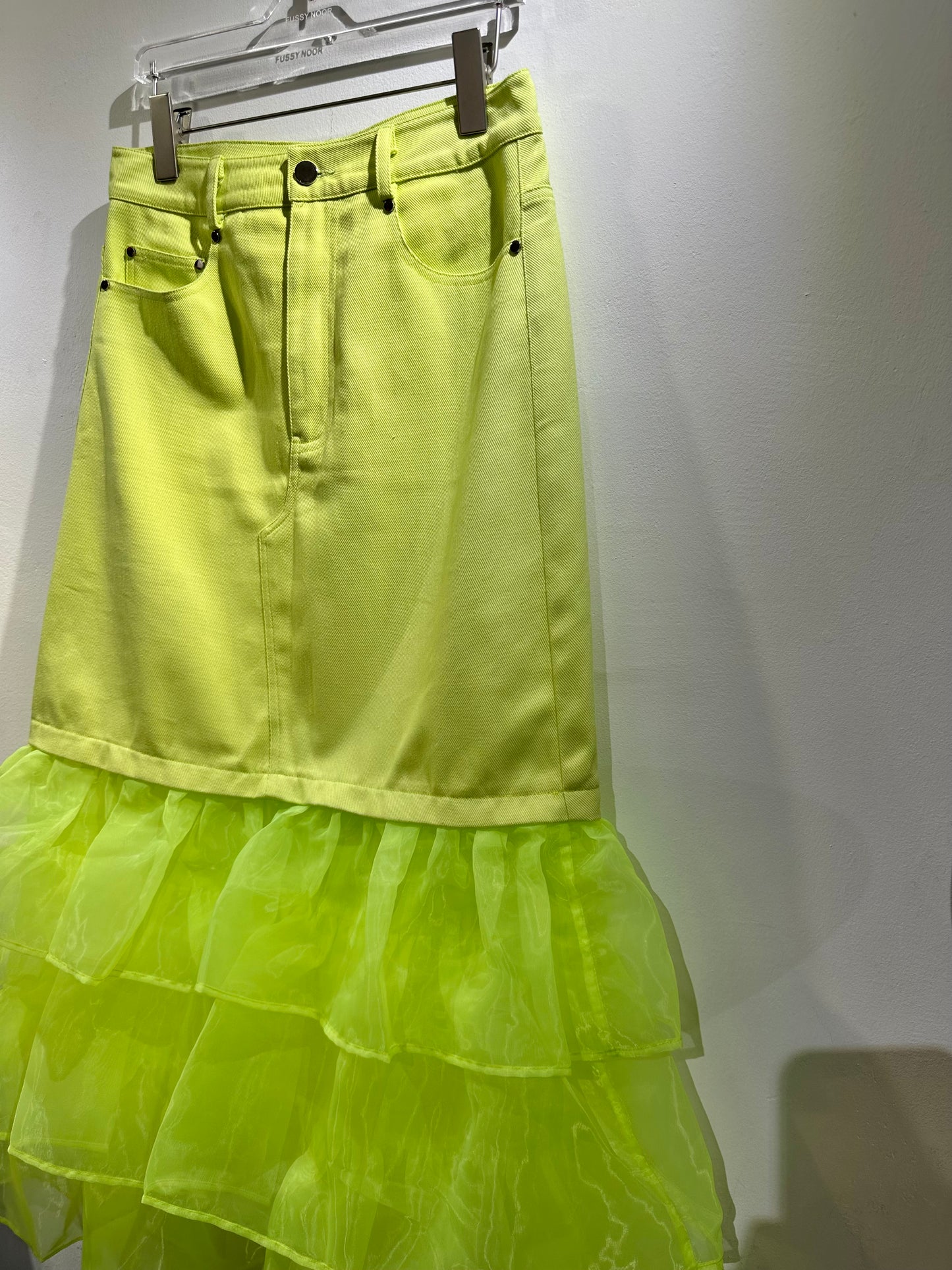 • FUSSY MADE • TWO PANNEL TIERED SKIRT