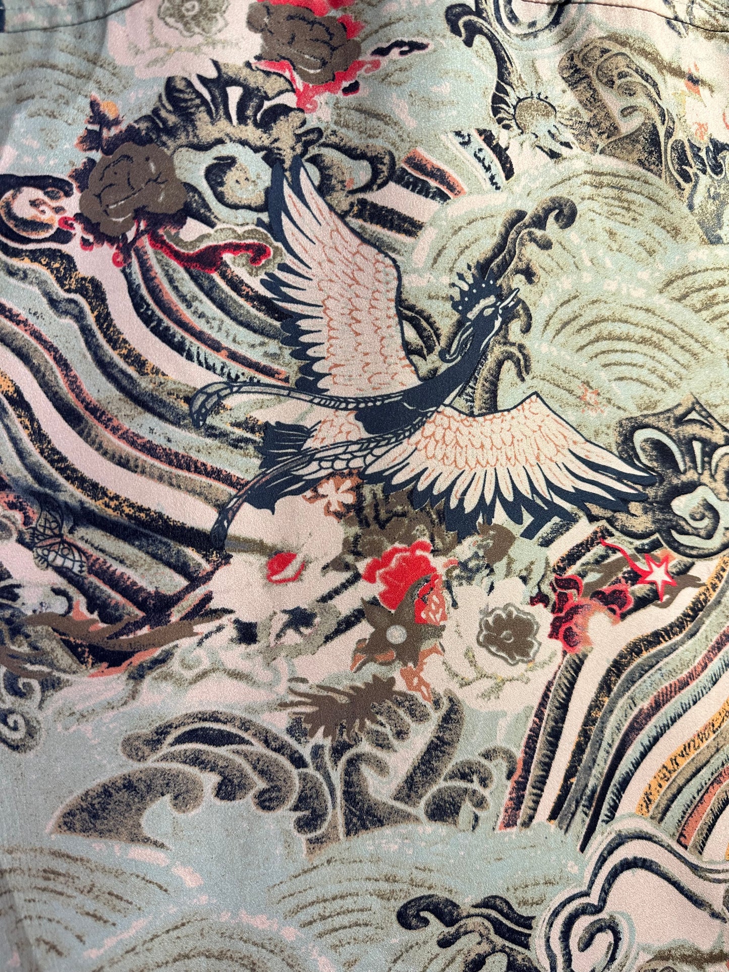 • FUSSY MADE • DRAGON MOTIF SHIRT