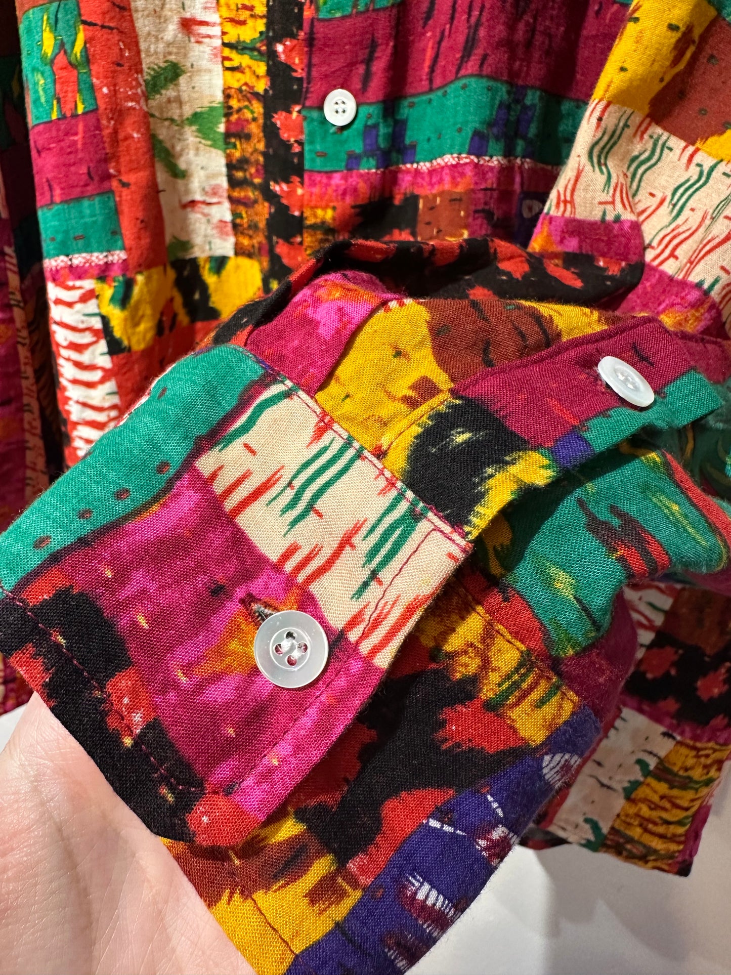 • FUSSY MADE • PATTERN BLENDED SHIRT