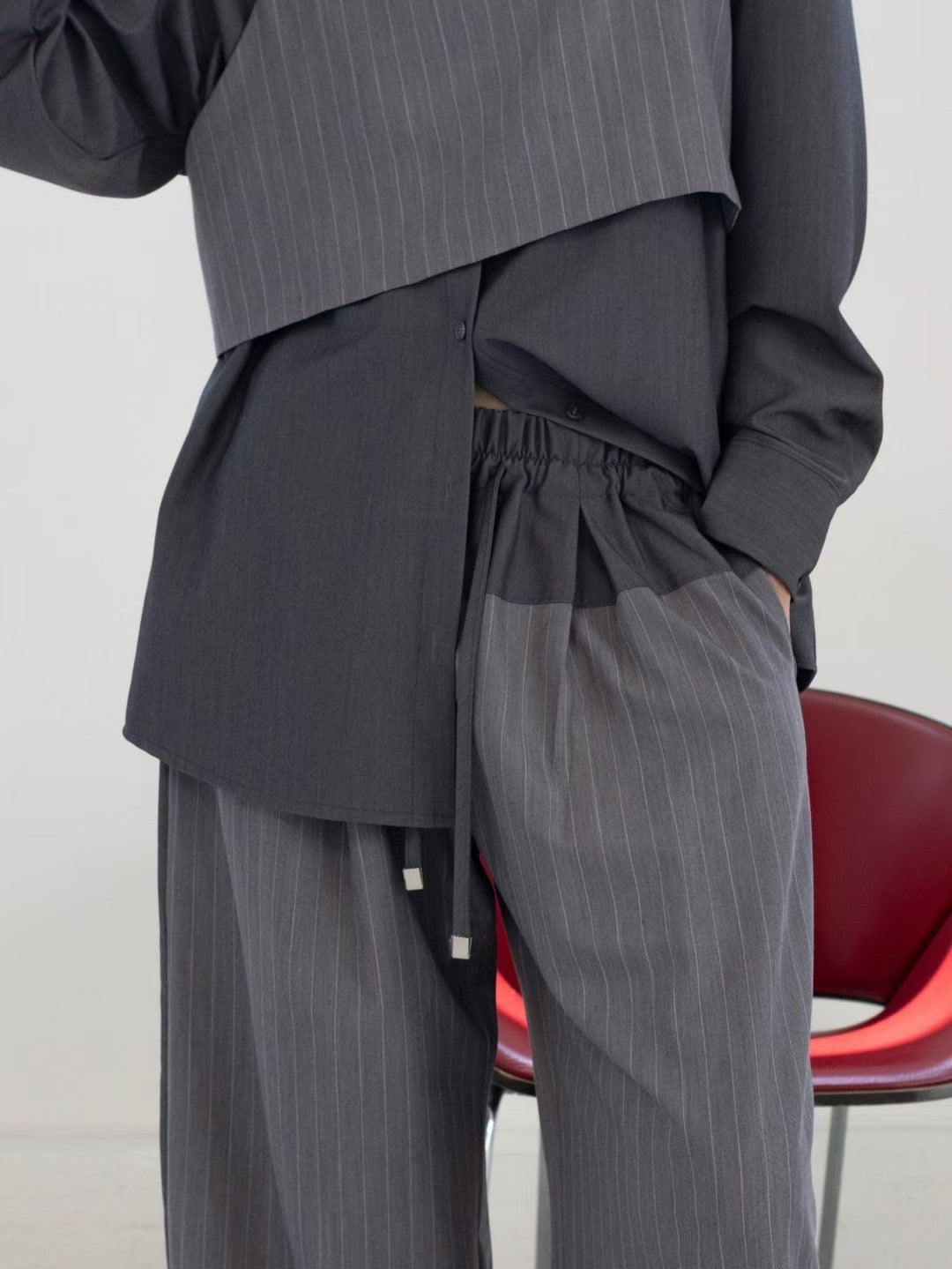 ELEGANT LOUNGE PINSTRIPES PANTS