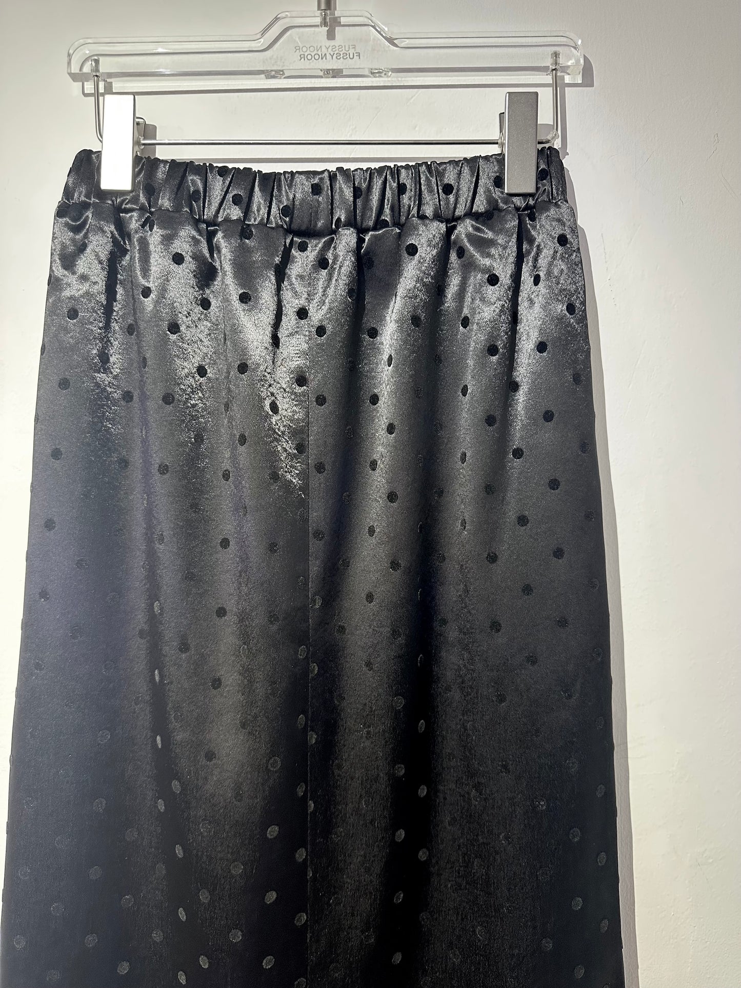 • FUSSY MADE • GLOSSY DOTTED PENCIL SKIRT