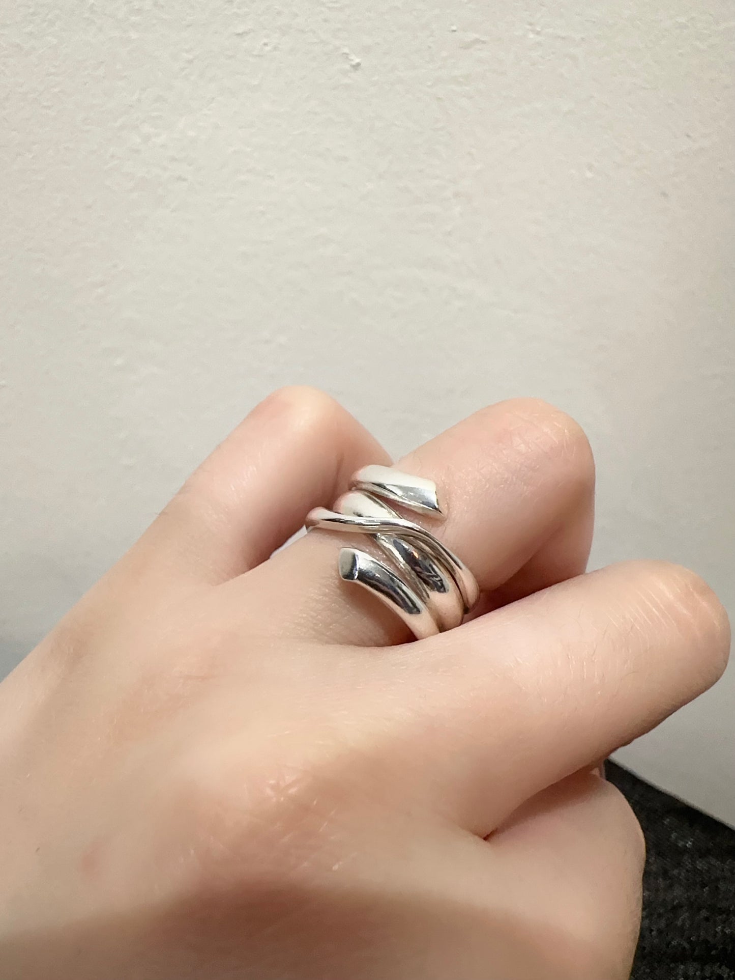 HANDMADE 925 ZIC ZAC RING