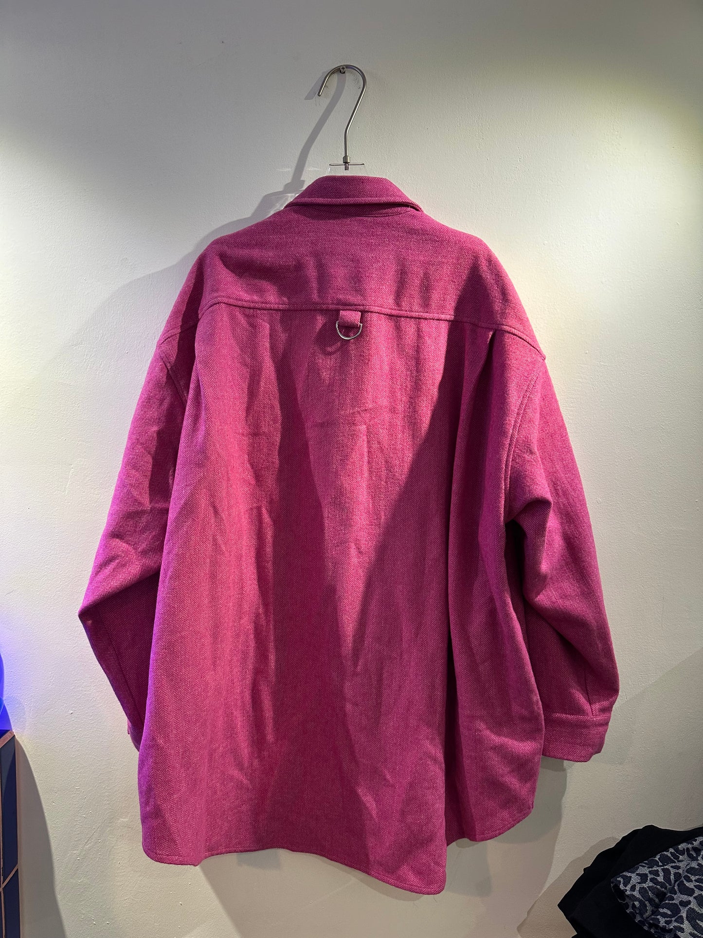 • FUSSY MADE • PINK WOOL SHIRT