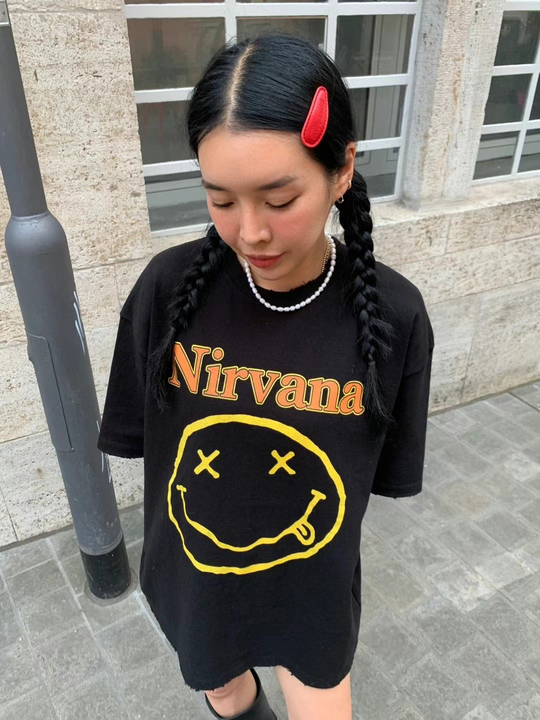 NIRVANA SMILEY FACE TEE