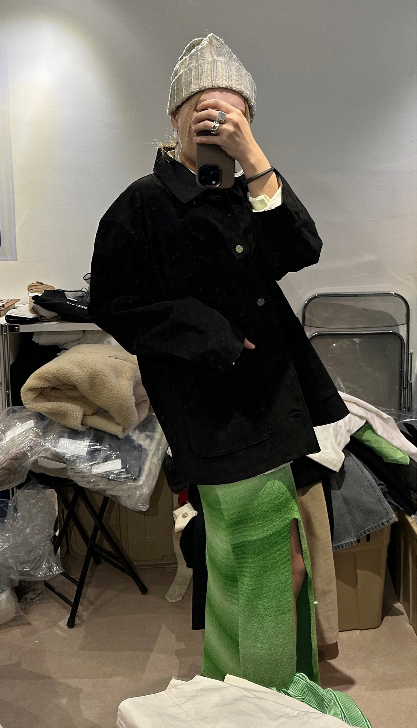 SUEDE WORKER JACKET
