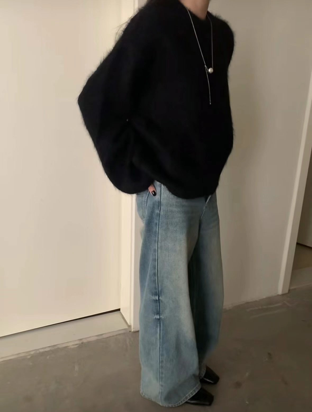 CREW NECK MOMO KNIT