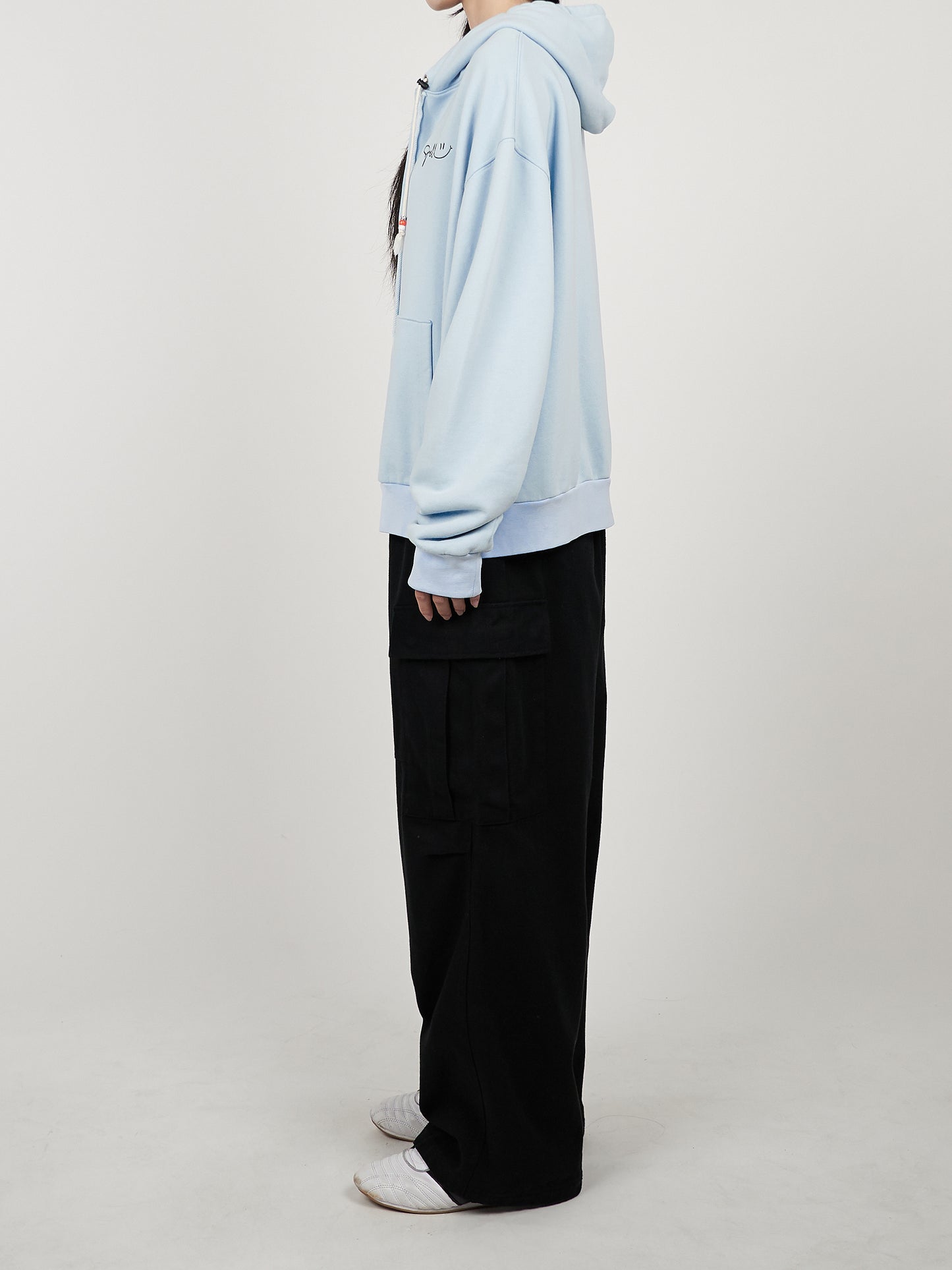 BEAD STRAP ZIP UP JACKET