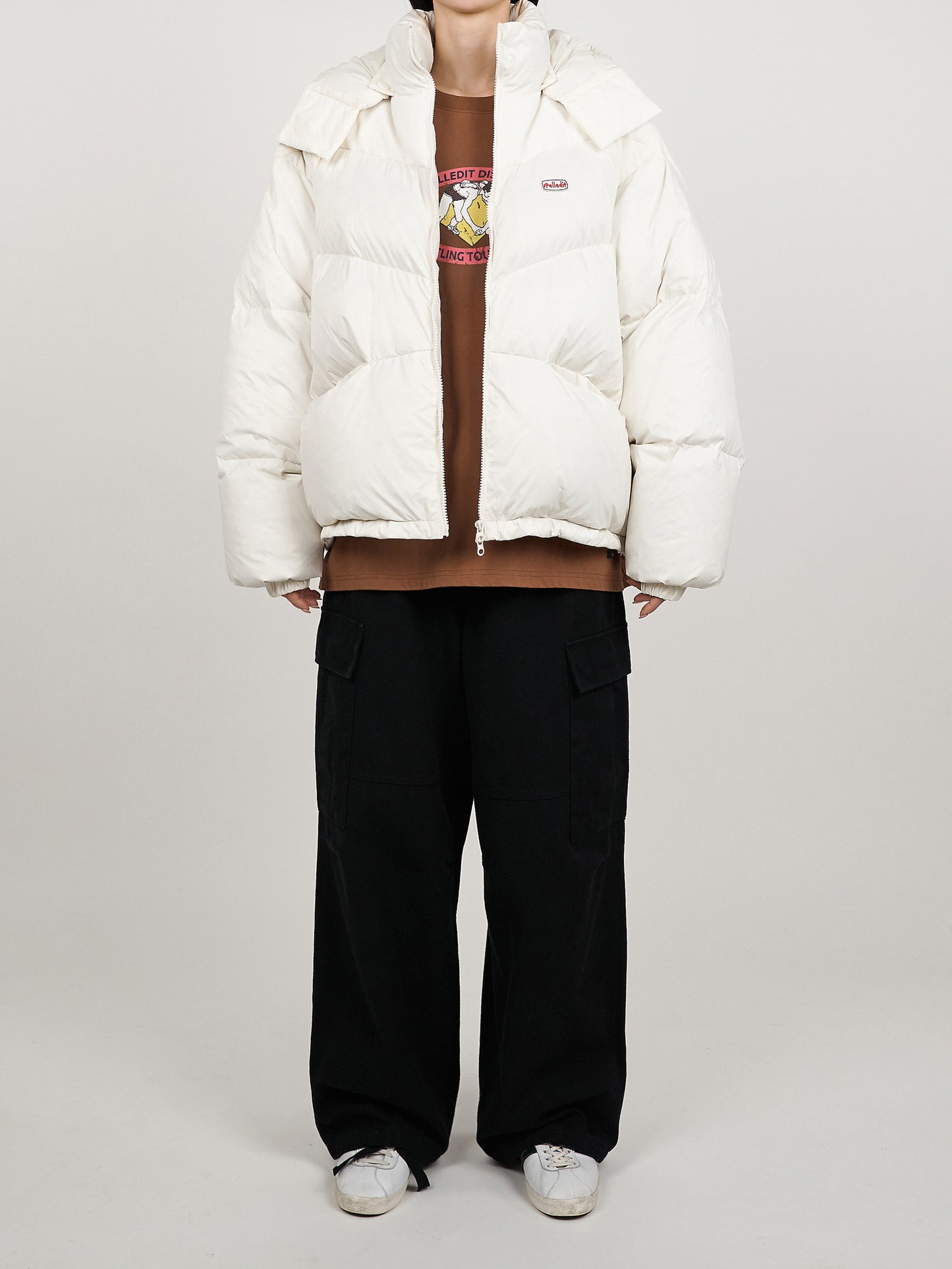 DIAGONAL STITCH DOWN JUMPER
