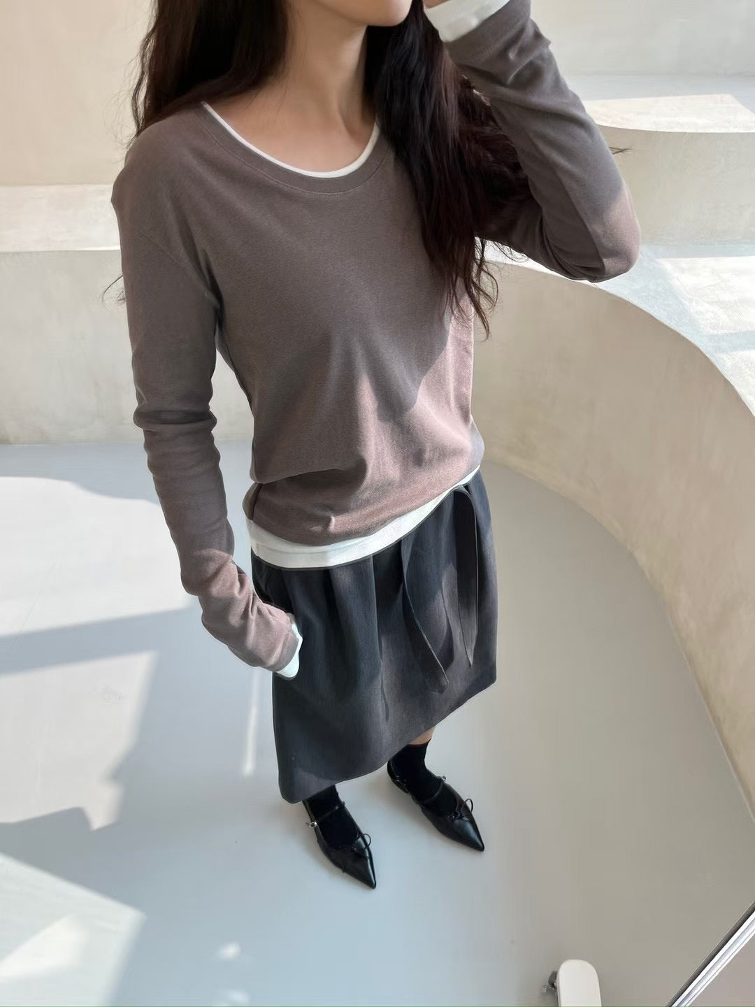 SPRING TWO LAYER LONG SLEEVES