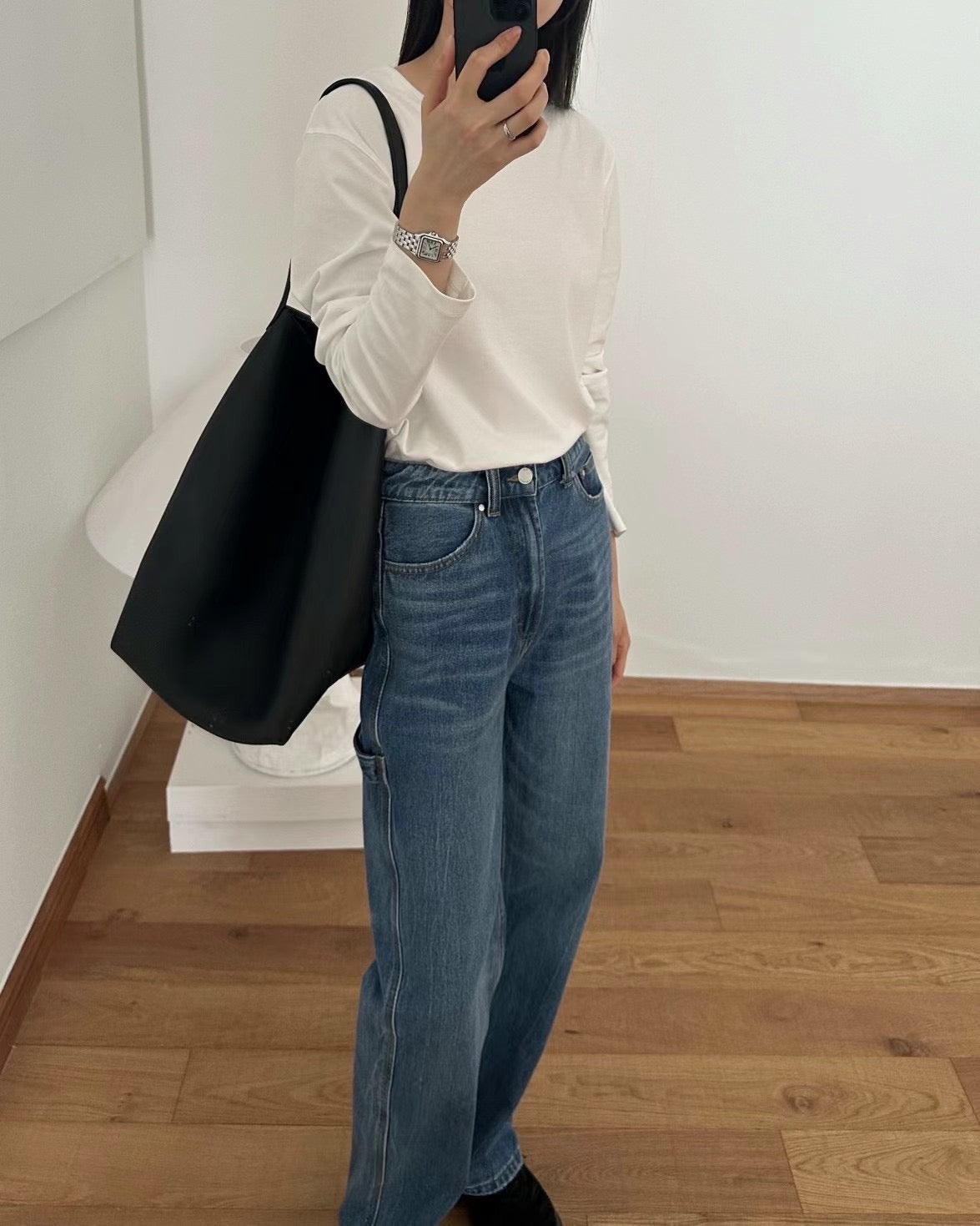 DAILY SILK COTTON TEE