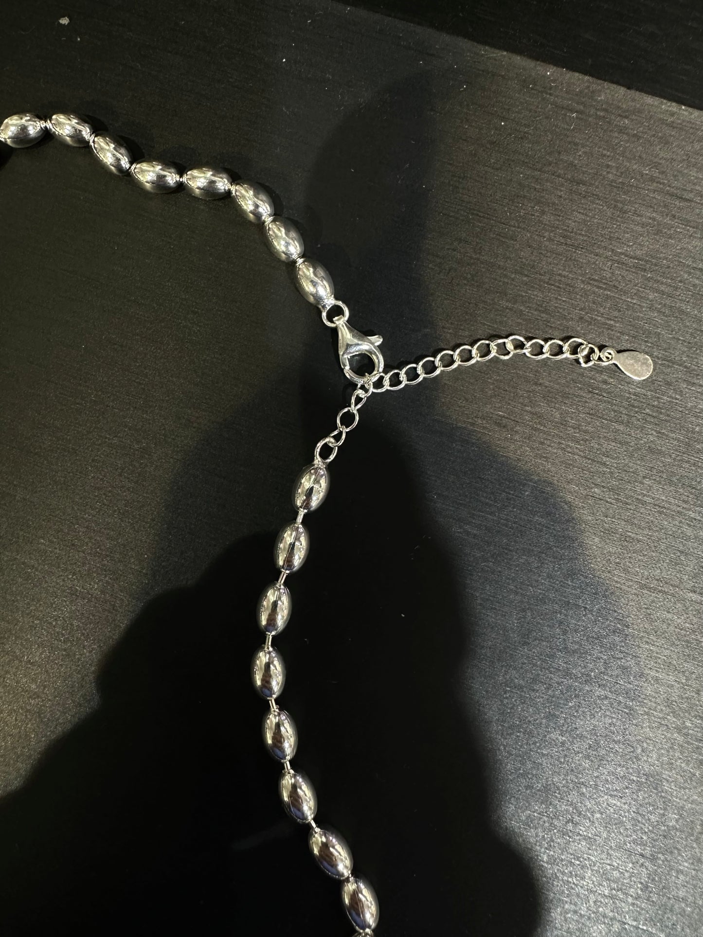 925 5MM RICE BEAD NECKLACE