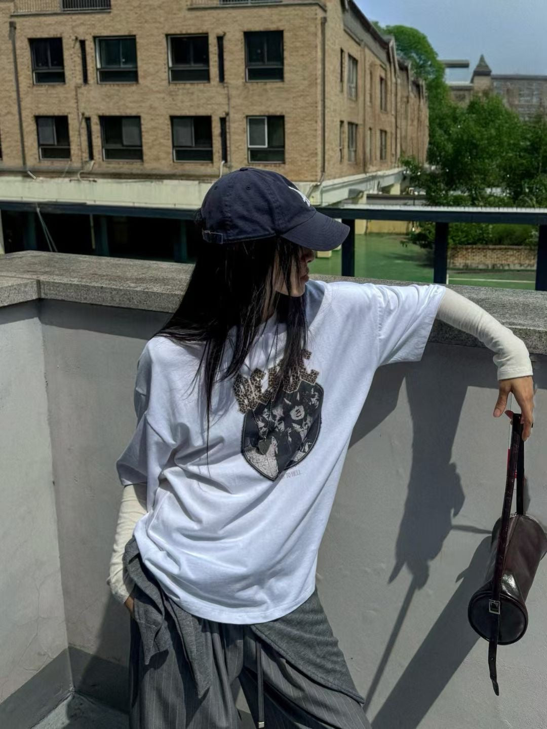 LEOPARD FONTS AC/DC TEE