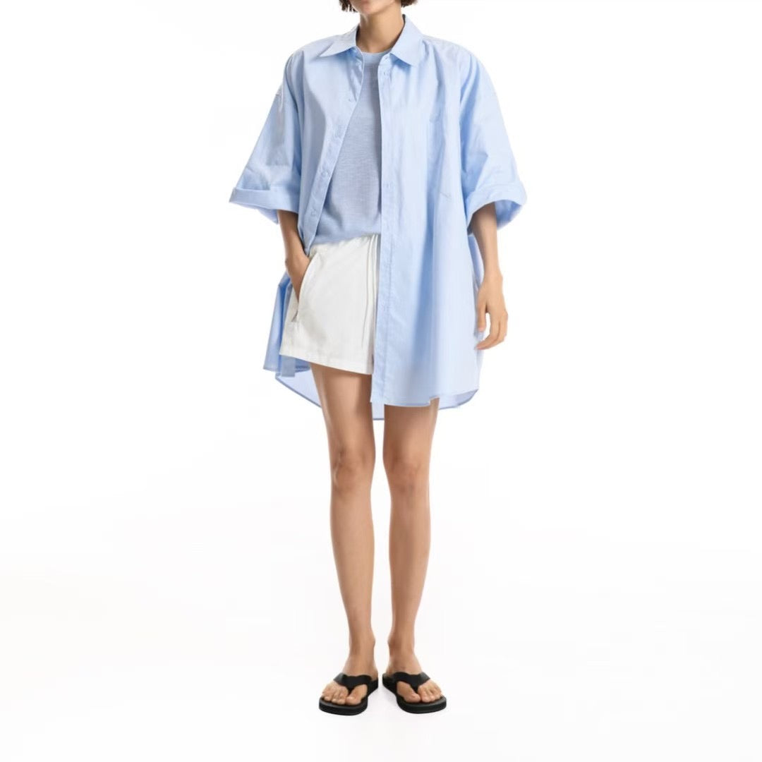 ICE BLUE BOYFRIEND SHIRT