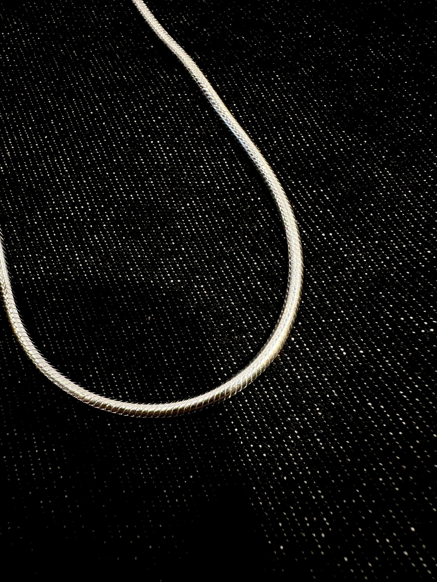 925 TUBE BONE CHAIN NECKLACE
