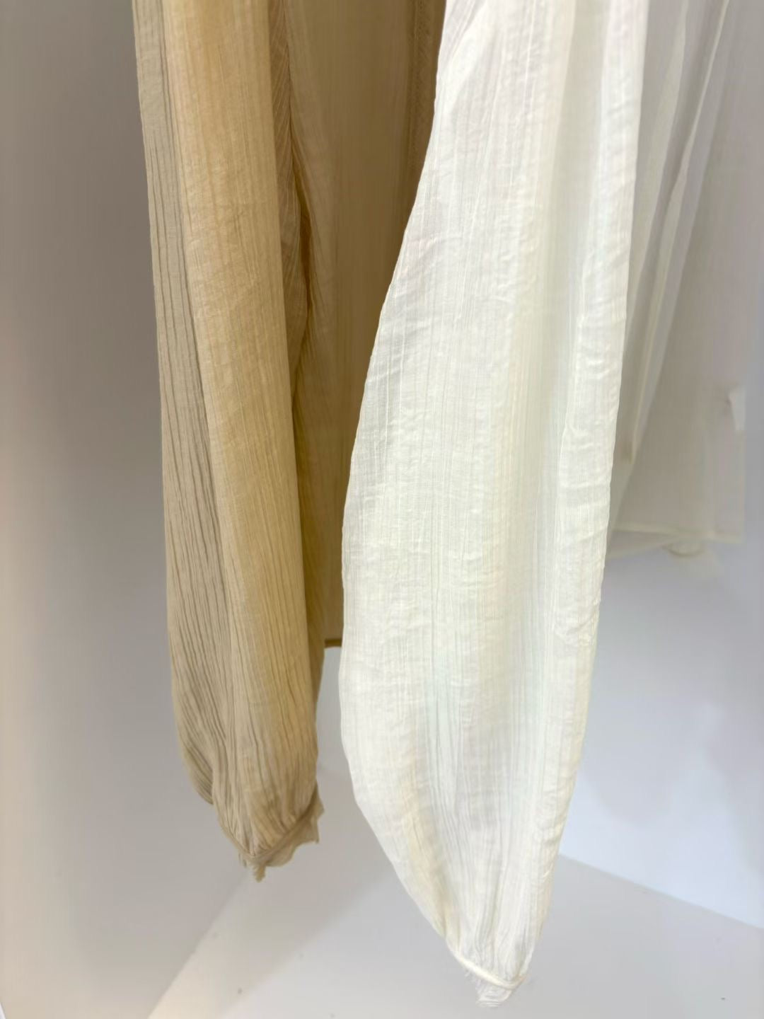 ZESTY OPEN NECK AIRY BLOUSE