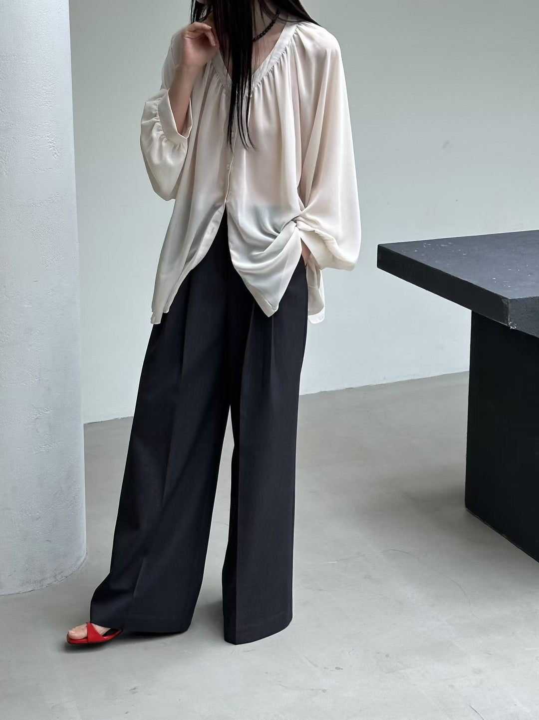 STREAM FLOW RELAXED BLOUSE
