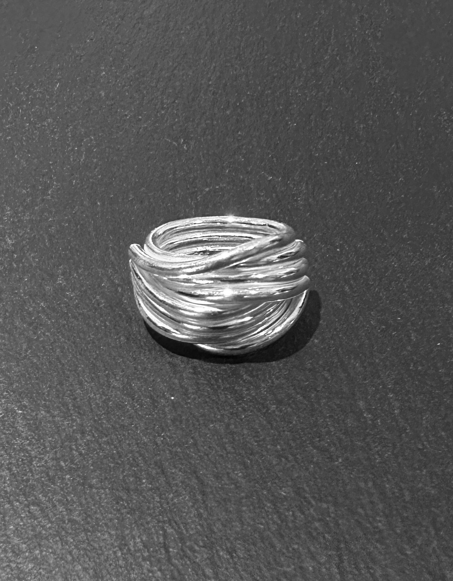 HANDMADE 925 IRREGULAR RING
