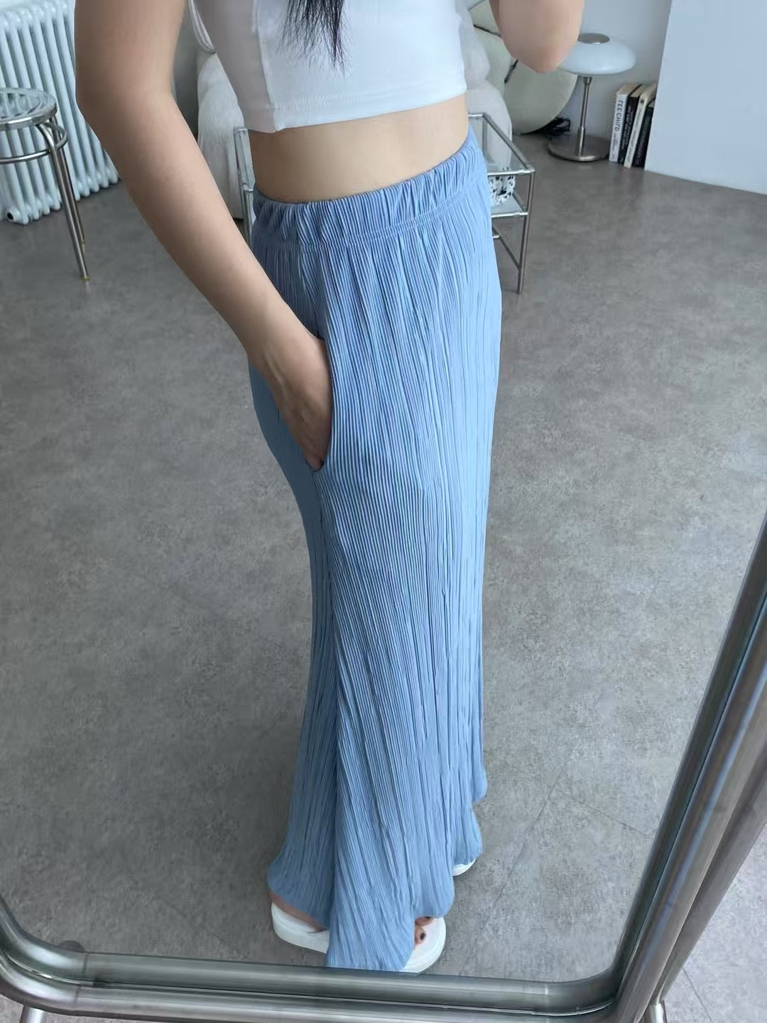 STRETCHY RIBBED SKIRT