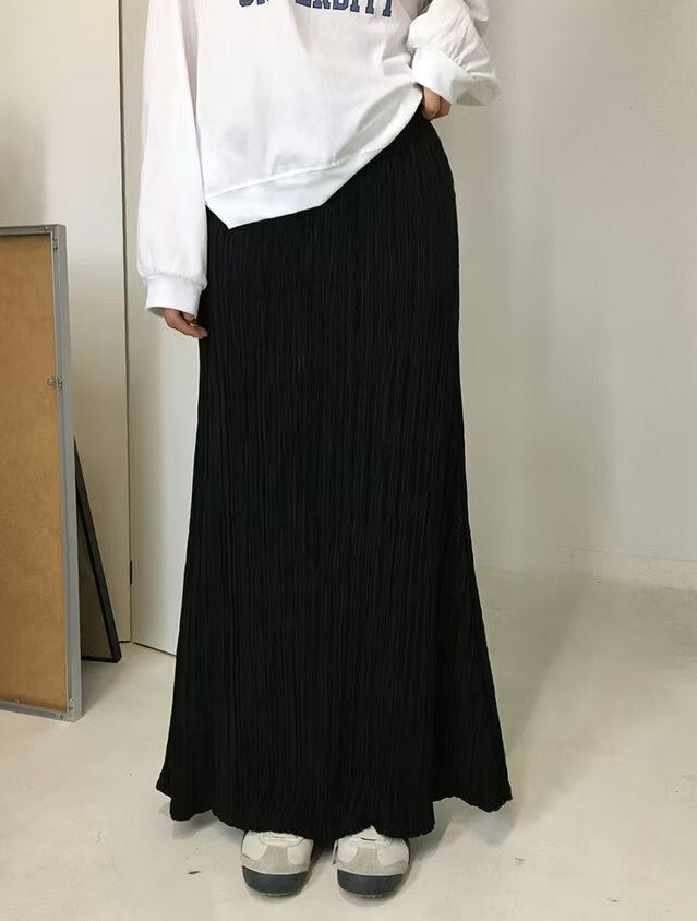STRETCHY RIBBED SKIRT