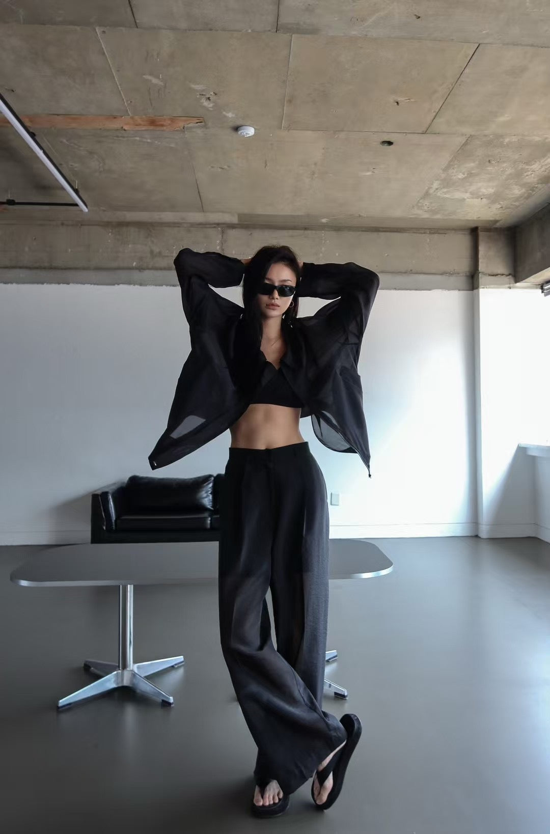 CHIC SHEER PANTS