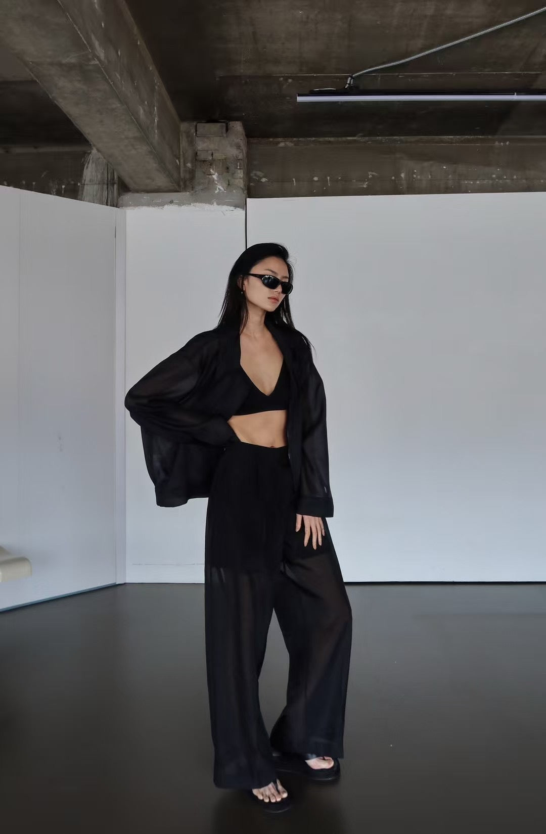 CHIC SHEER PANTS