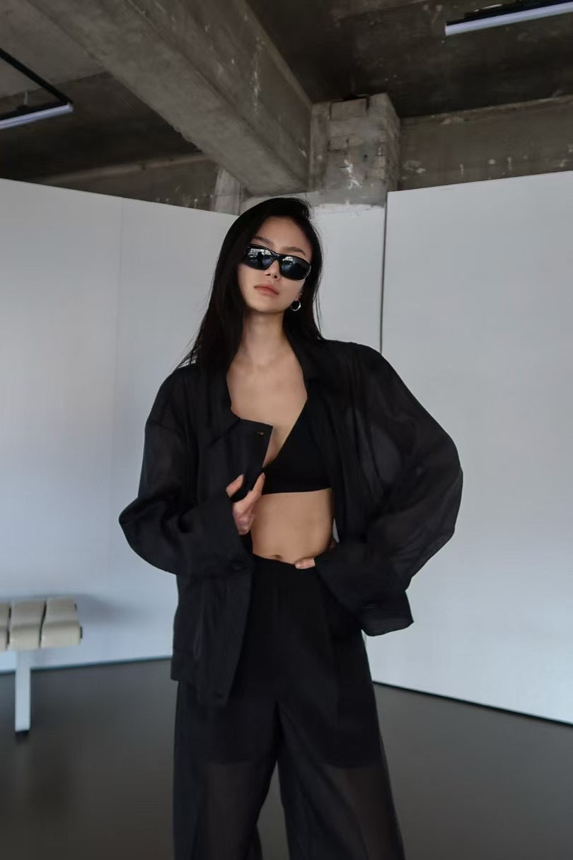 CHIC SHEER PANTS