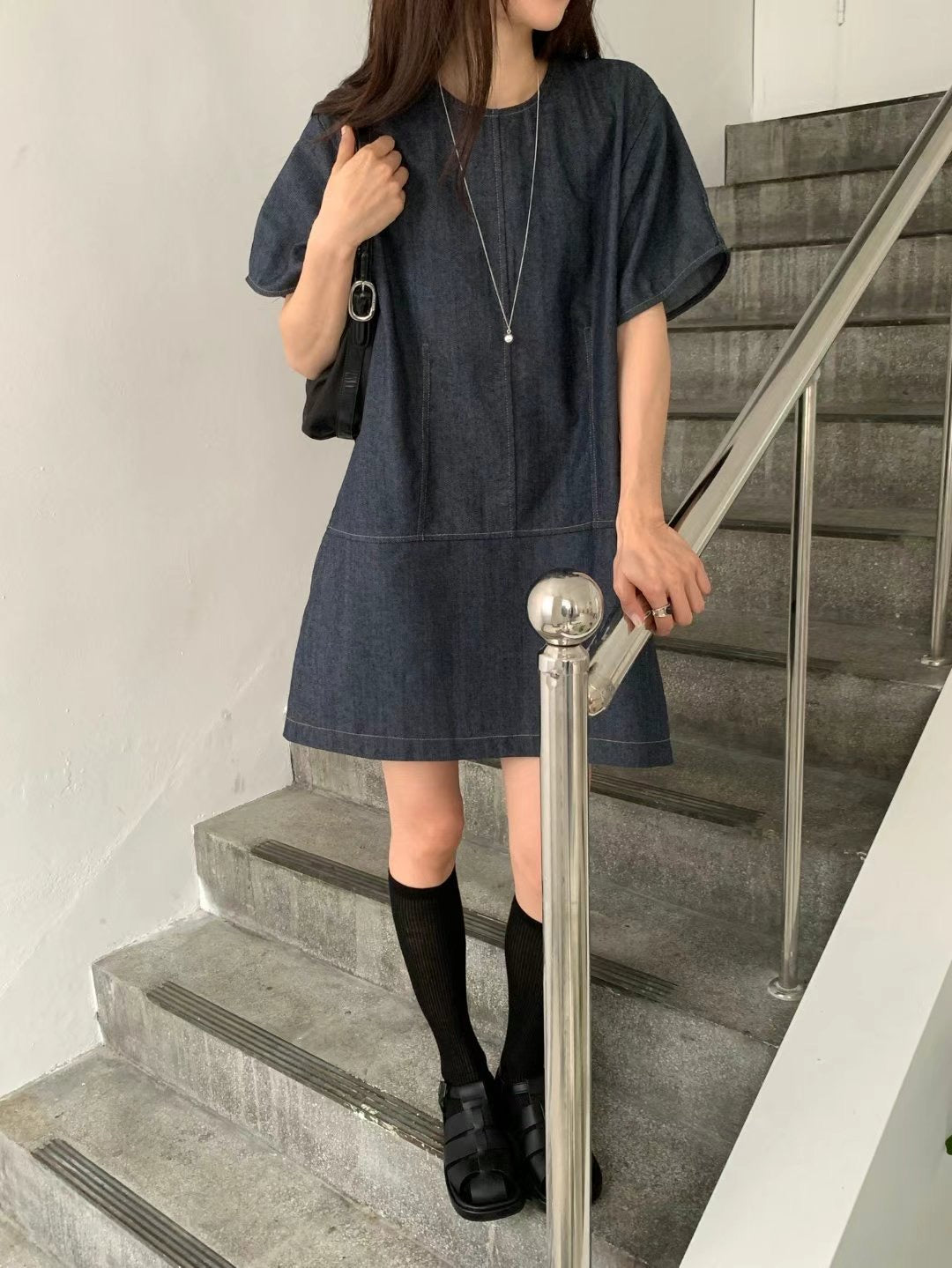 DENIM COMFORT BLEND ONE PIECE