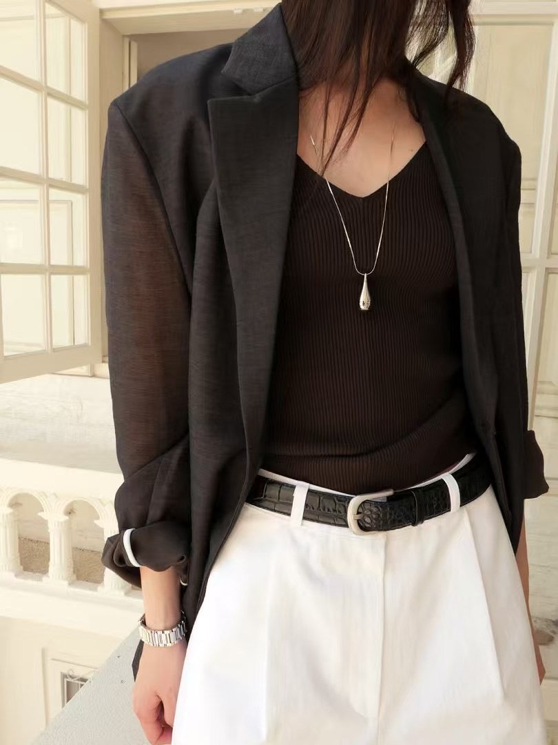LIGHTWEIGHT LINEN BLAZER