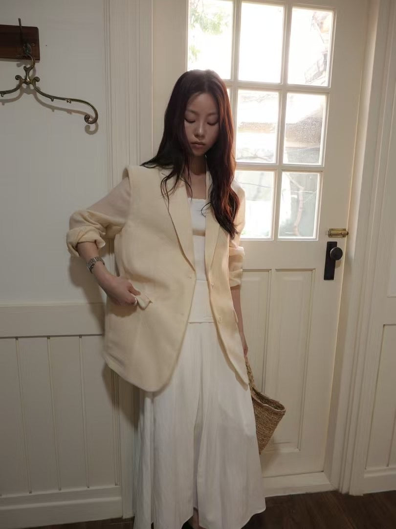 LIGHTWEIGHT LINEN BLAZER