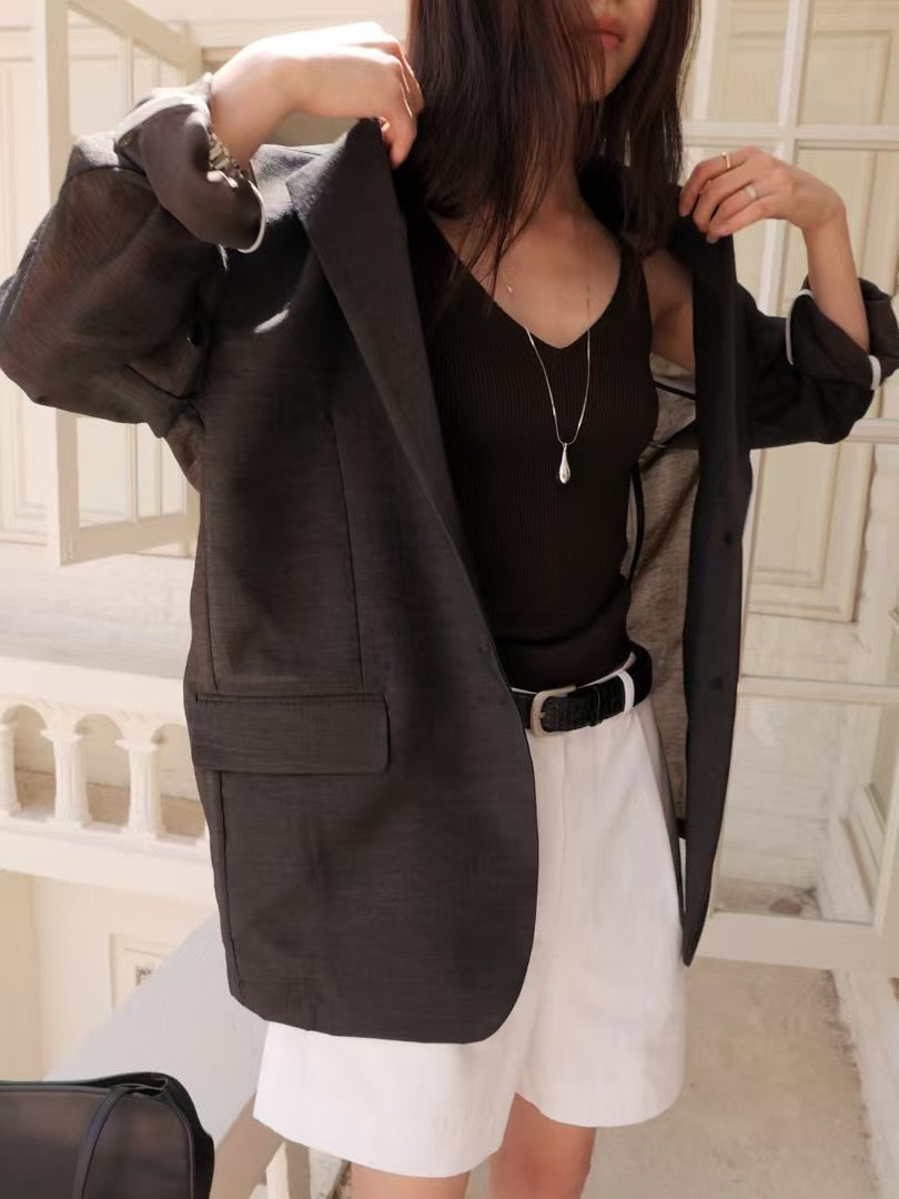 LIGHTWEIGHT LINEN BLAZER