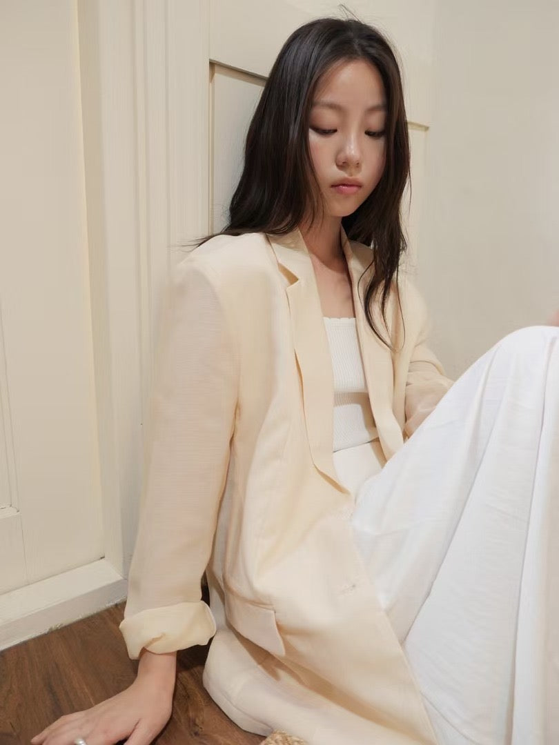 LIGHTWEIGHT LINEN BLAZER
