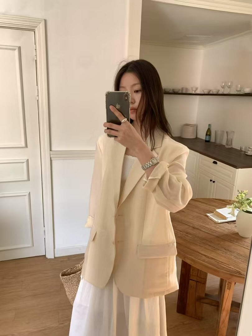 LIGHTWEIGHT LINEN BLAZER