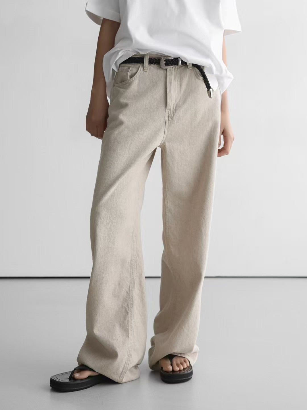 WIDE LEG BROWNIE JEANS