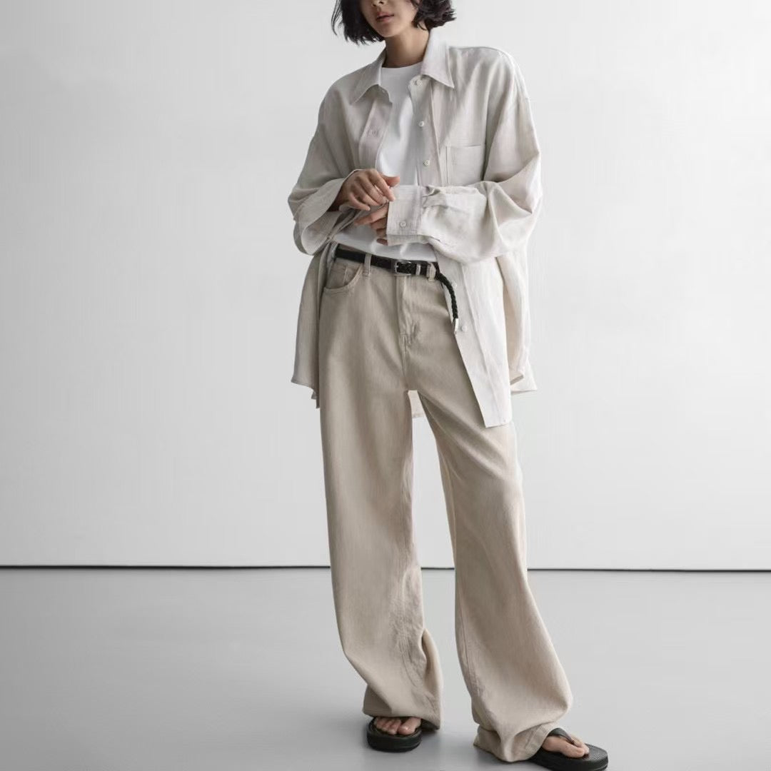 WIDE LEG BROWNIE JEANS