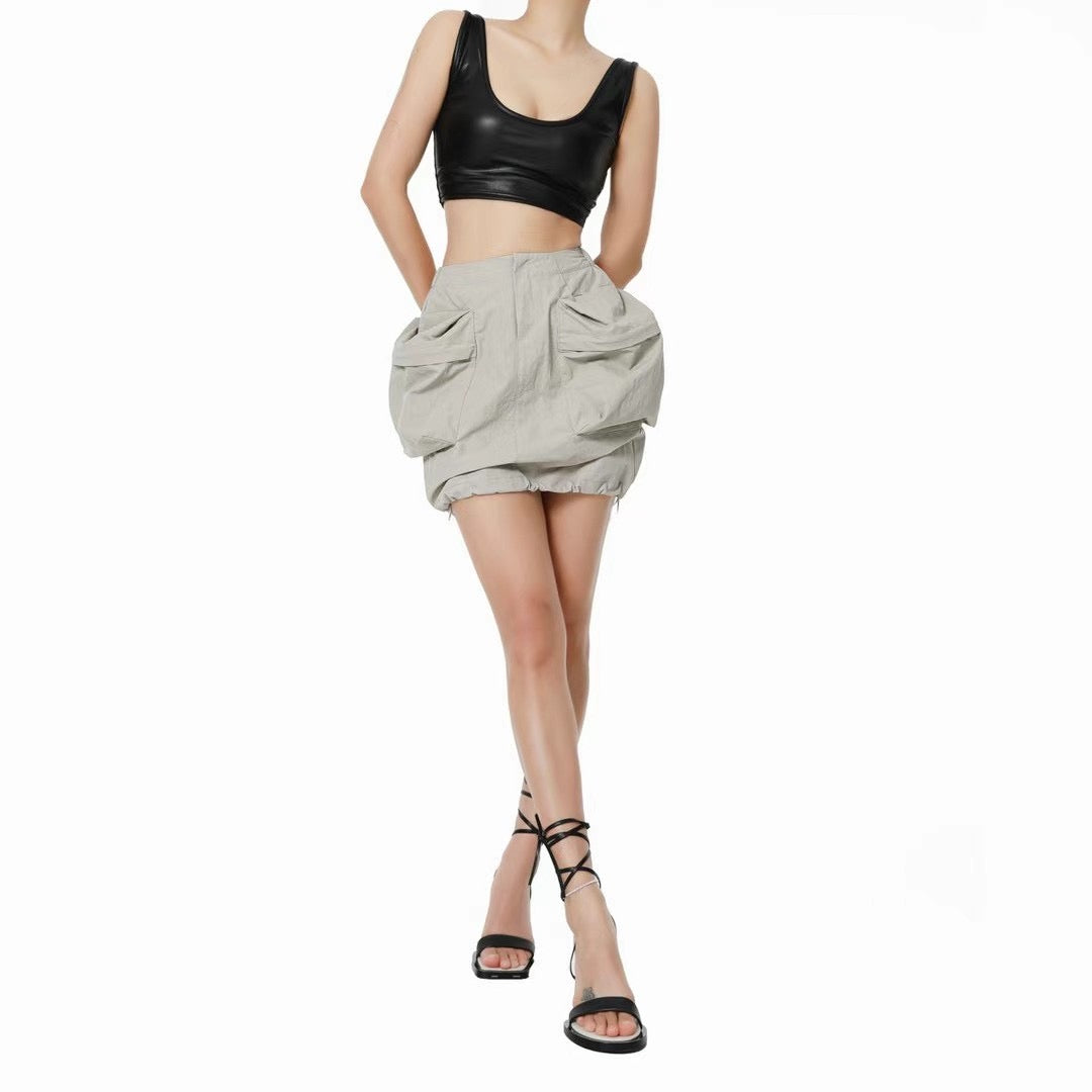 3D POCKET SKIRT
