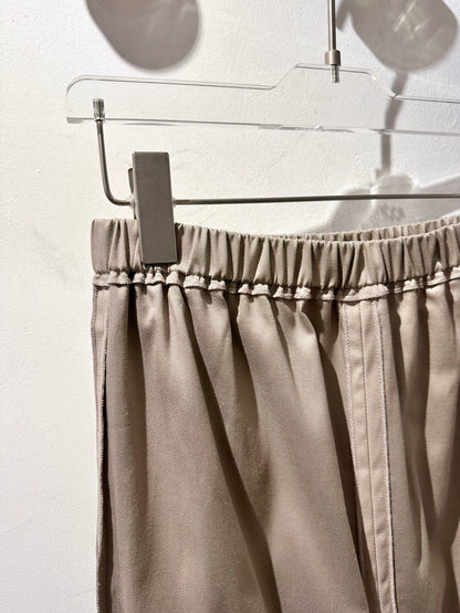 • FUSSY MADE • 2WAY SLENDER SKIRT - DUSKY TAUPE