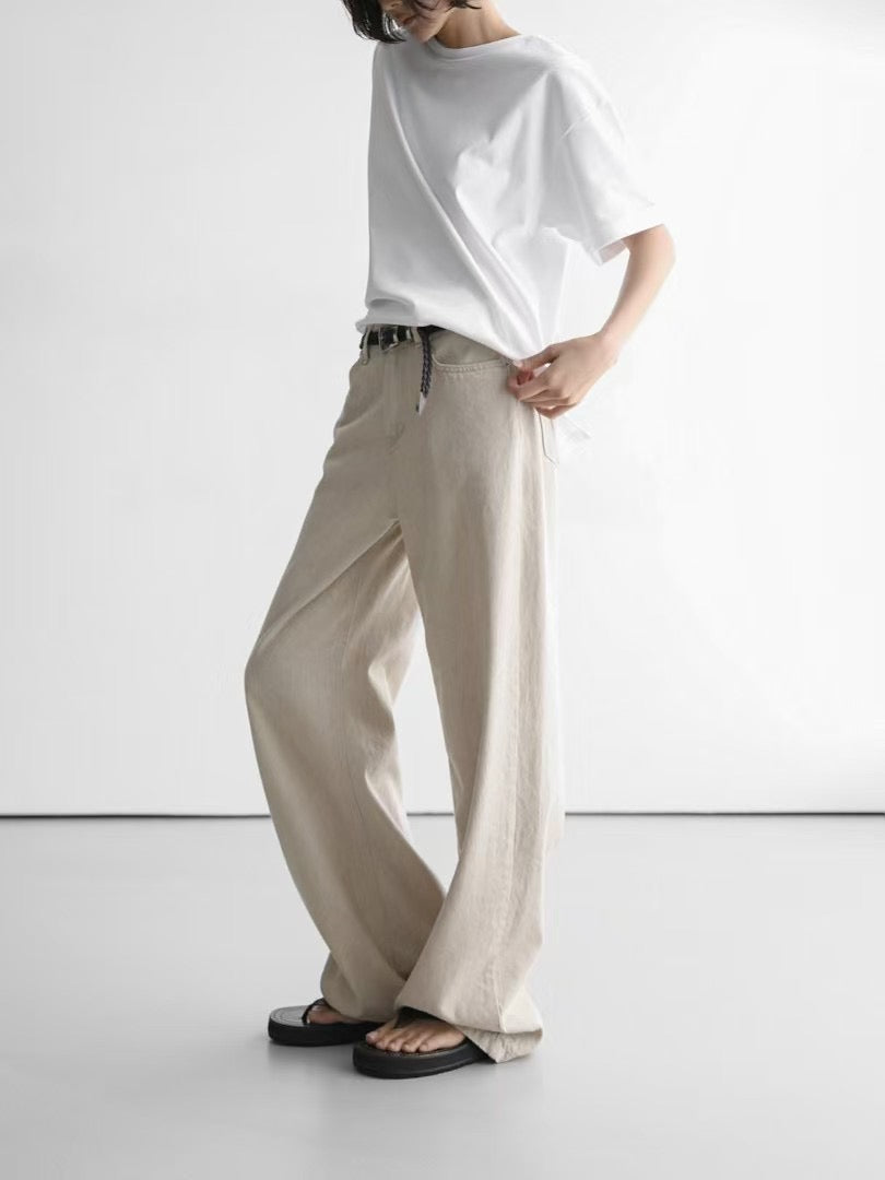 WIDE LEG BROWNIE JEANS